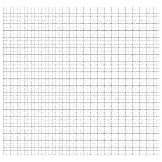 vidaXL Πλέγμα Κατσαρό Καρέ Φύλλα 100x85 εκ./11x11x2 χιλ. Ανοξ. Ατσάλι