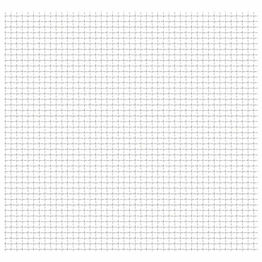 vidaXL Πλέγμα Κατσαρό Καρέ Φύλλα 50x50 εκ./21x21x2,5 χιλ. Ανοξ. Ατσάλι