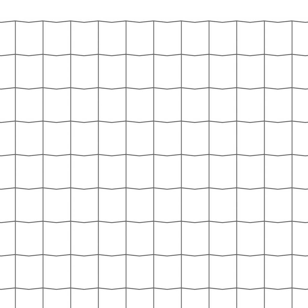 vidaXL Συρματόπλεγμα Γκρι 10 x 1,5 μ. Ατσάλινο