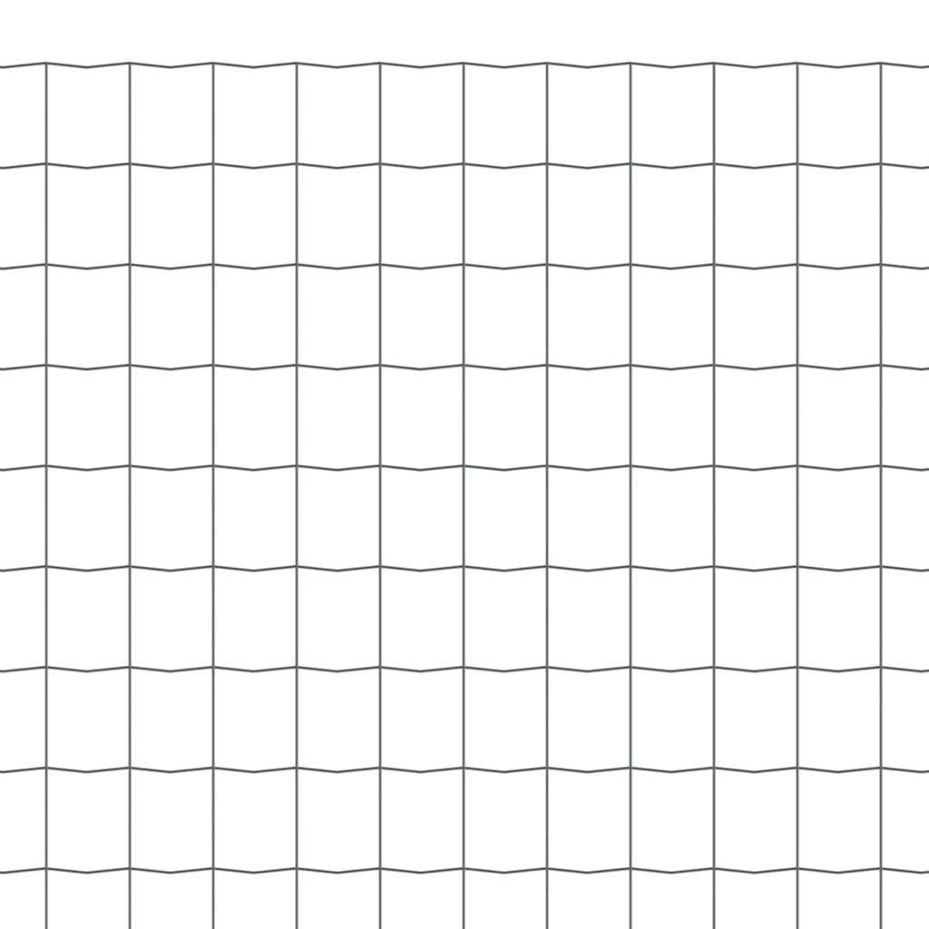 vidaXL Συρματόπλεγμα Γκρι 25 x 0,8 μ. Ατσάλινο