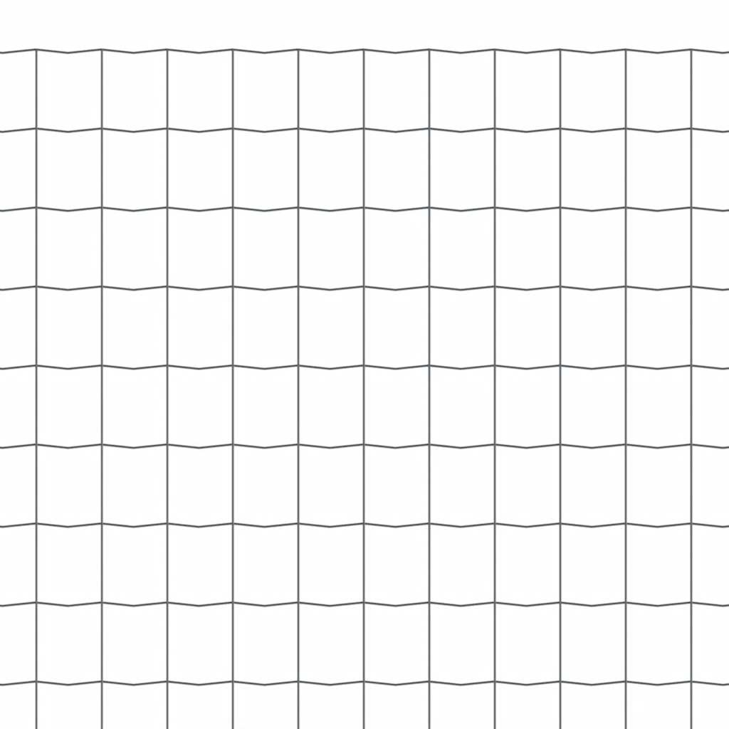 vidaXL Συρματόπλεγμα Γκρι 25 x 1 μ. Ατσάλινο