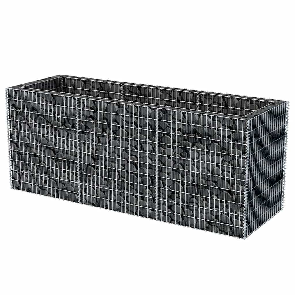 vidaXL Συρματοκιβώτιο - Γλάστρα Υπερυψωμένη 270x90x100 εκ. Ατσάλινη