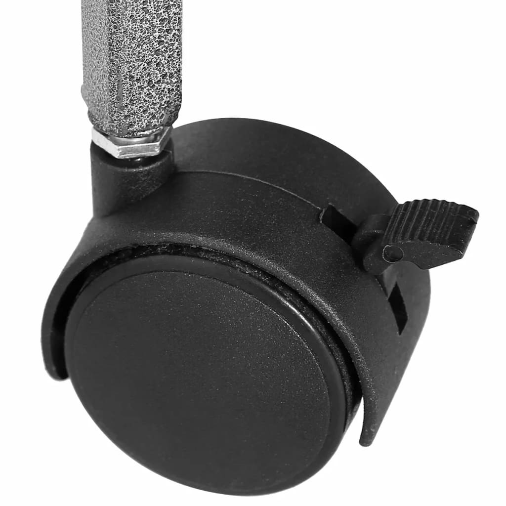 vidaXL Κλουβί Πουλιών Μαύρο 54 x 54 x 146 εκ. Ατσάλινο