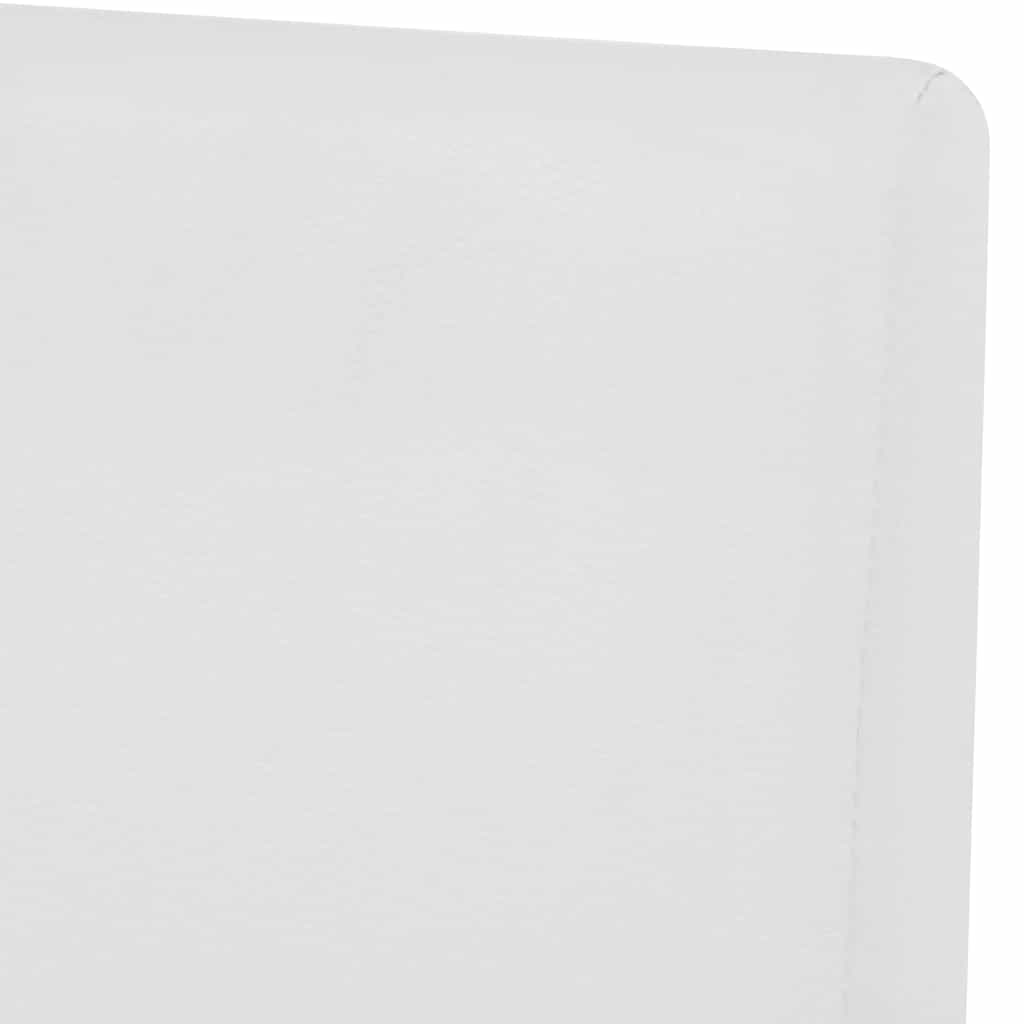 vidaXL Τραπεζαρία & Καρέκλες 7 τεμ. Κρεμ Συνθετικό Δέρμα / Ξύλο Δρυός