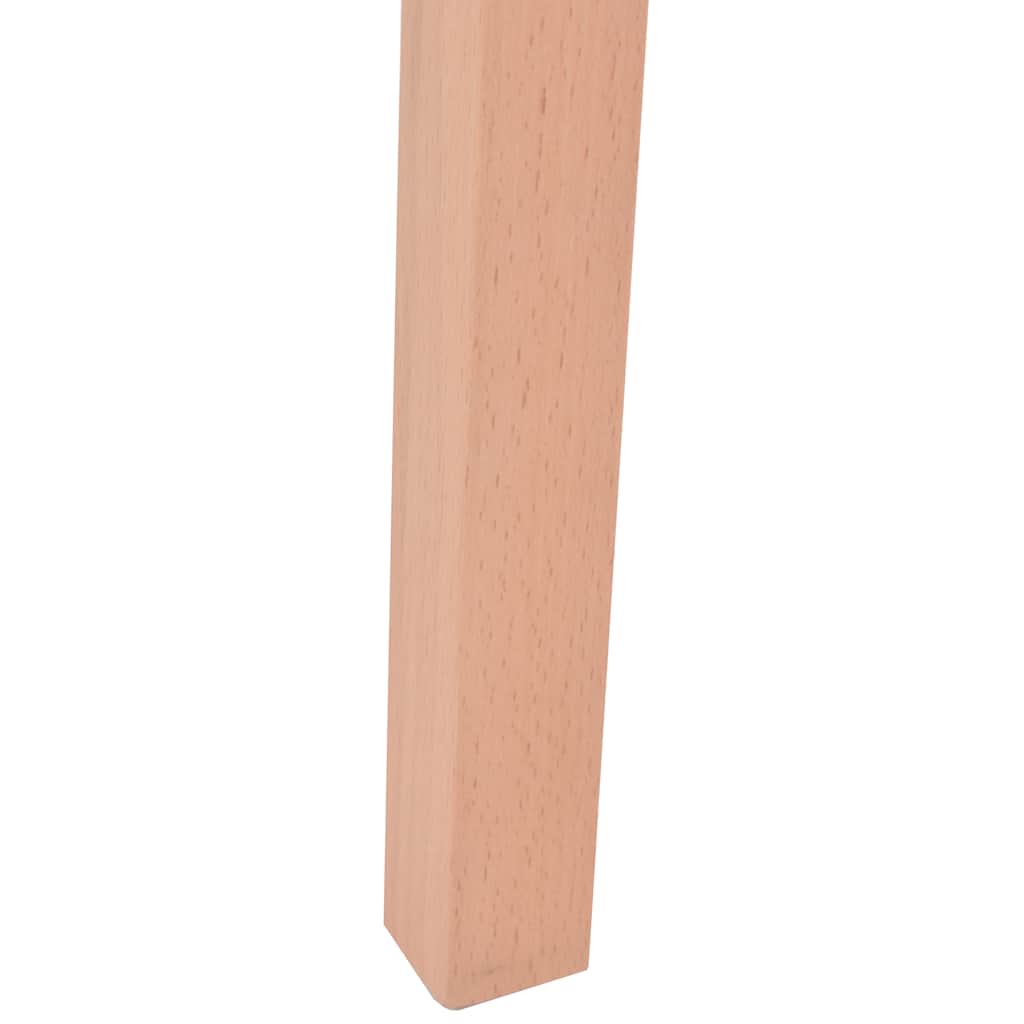 vidaXL Τραπεζαρία & Καρέκλες 7 τεμ. Κρεμ Συνθετικό Δέρμα / Ξύλο Δρυός