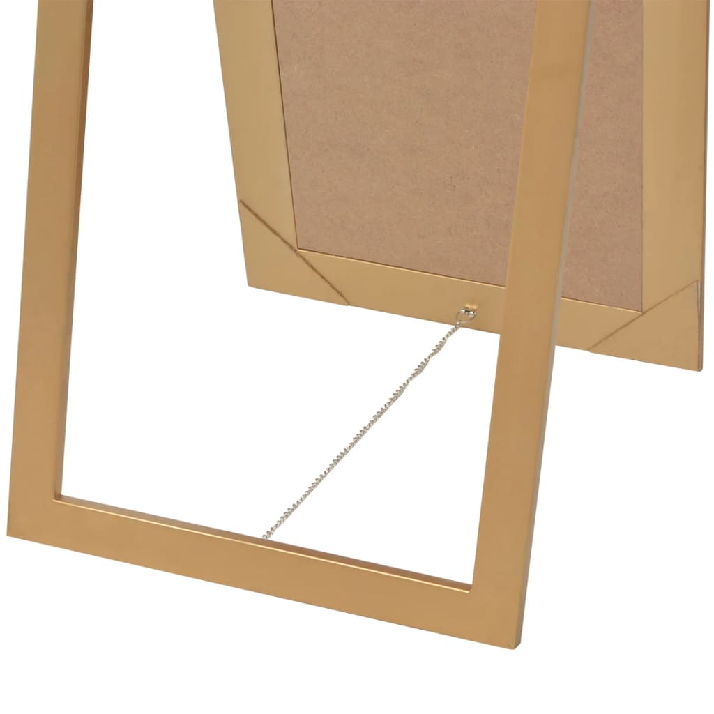 vidaXL Καθρέφτης Επιδαπέδιος με Μπαρόκ Στιλ Χρυσός 160 x 40 εκ.