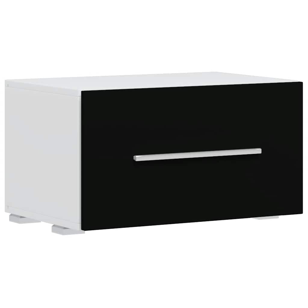 vidaXL Σύνθετο Τηλεόρασης με Φωτισμό LED 5 τεμ. Μαύρο