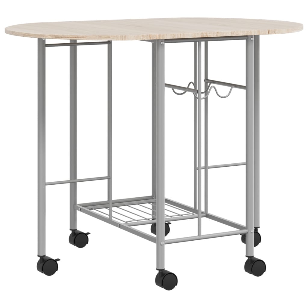 vidaXL Σετ Τραπεζαρίας Πτυσσόμενο Πέντε Τεμαχίων από MDF