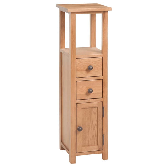 vidaXL Έπιπλο Γωνιακό 26 x 26 x 94 εκ. από Μασίφ Ξύλο Δρυός
