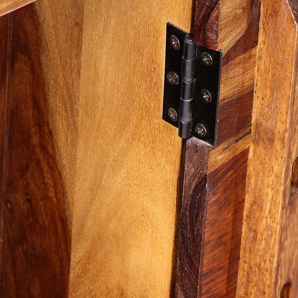 vidaXL Γραφείο με 1 Συρτάρι και 1 Ντουλάπι από Μασίφ Ξύλο Ακακίας