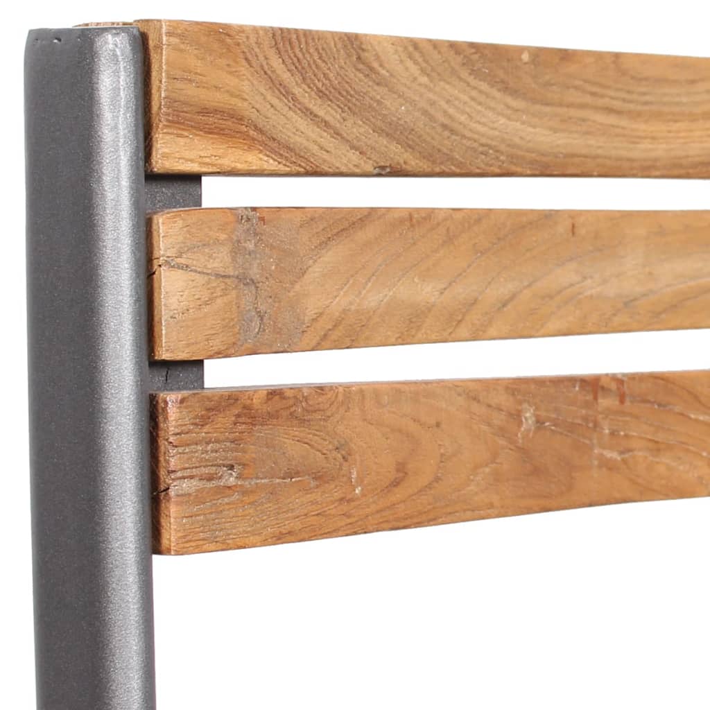 vidaXL Καρέκλες Τραπεζαρίας 4 τεμ. από Μασίφ Ξύλο Teak