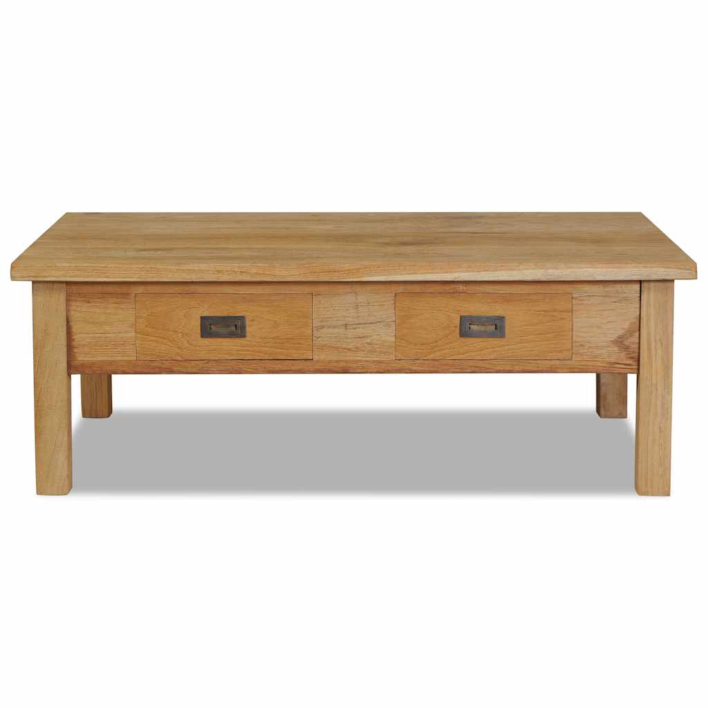 vidaXL Τραπέζι Σαλονιού 110 x 60 x 35 εκ. από Μασίφ Ξύλο Teak