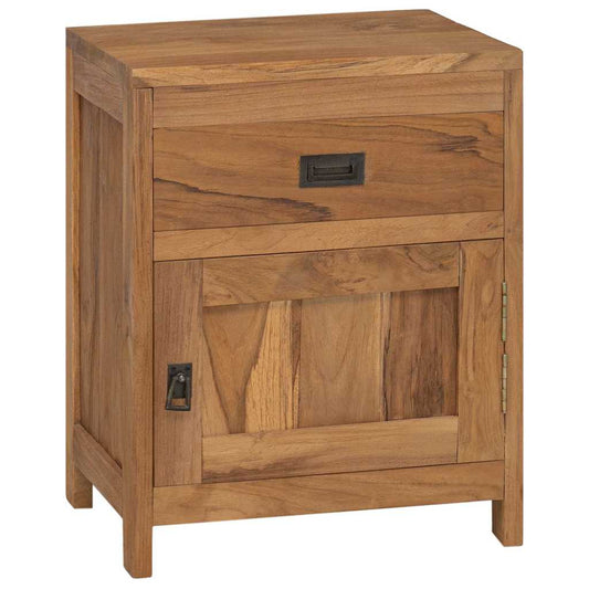 vidaXL Κομοδίνο 40 x 30 x 50 εκ. από Μασίφ Ξύλο Teak