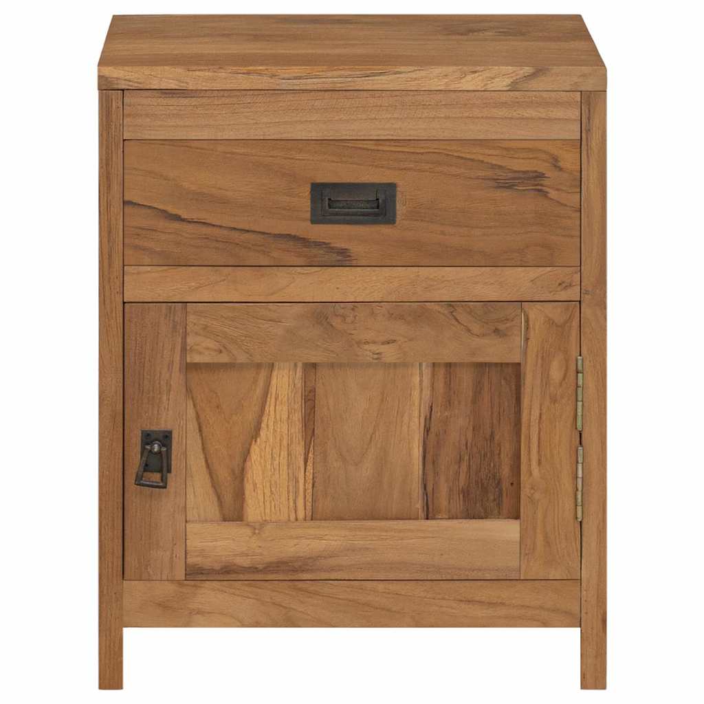 vidaXL Κομοδίνο 40 x 30 x 50 εκ. από Μασίφ Ξύλο Teak