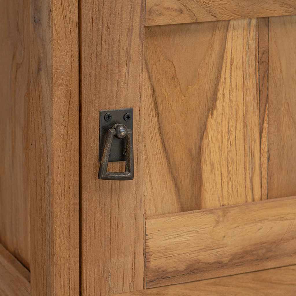 vidaXL Κομοδίνο 40 x 30 x 50 εκ. από Μασίφ Ξύλο Teak