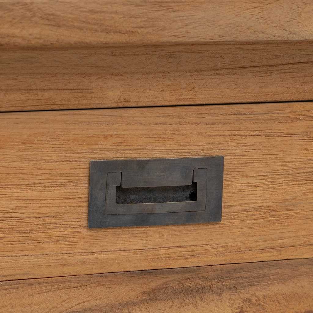 vidaXL Πάγκος Χολ 90 x 30 x 40 εκ. από Μασίφ Ξύλο Teak