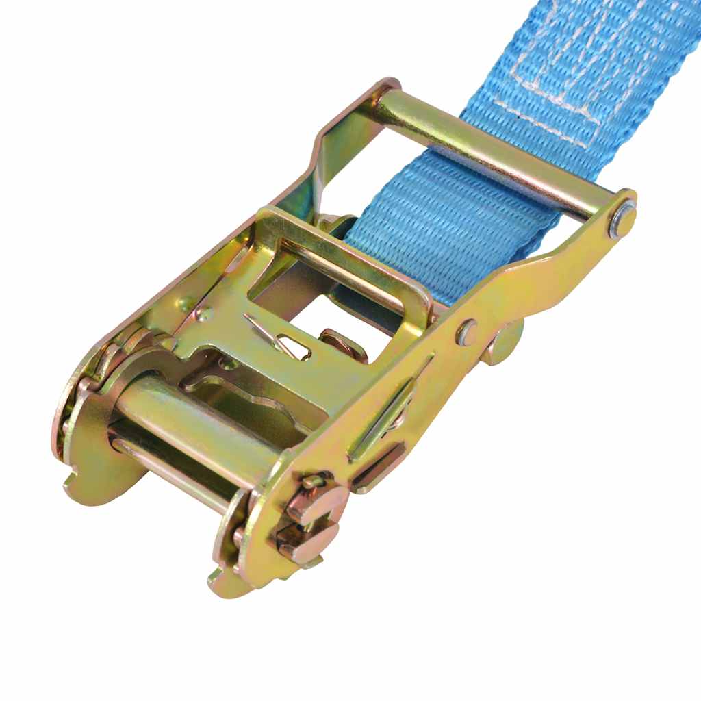 vidaXL Ιμάντες Πρόσδεσης με Καστάνια 4 τεμ. Μπλε 2 Τόνων 6 μ.x 38χιλ.