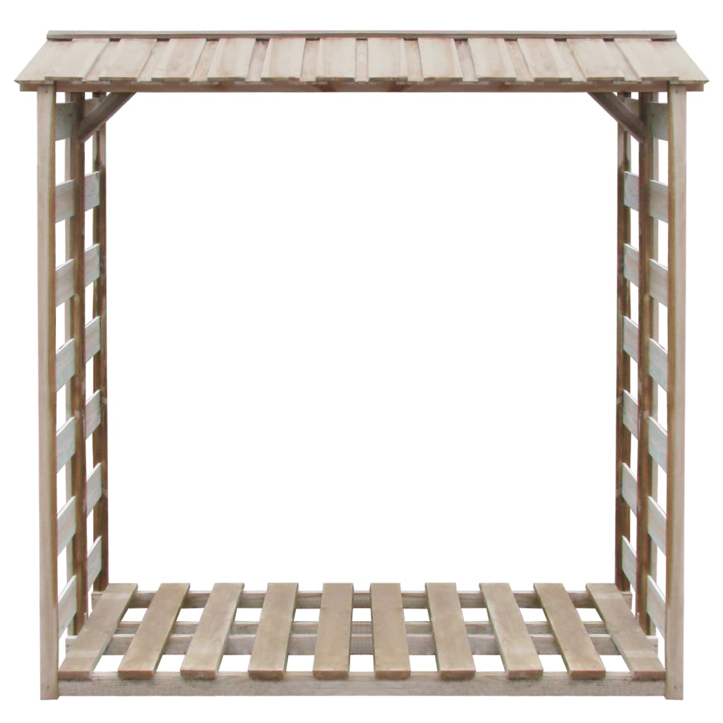 vidaXL Υπόστεγο Αποθήκευσης Καυσόξυλων 150x90x176 εκ. Εμποτισμ. Πεύκο