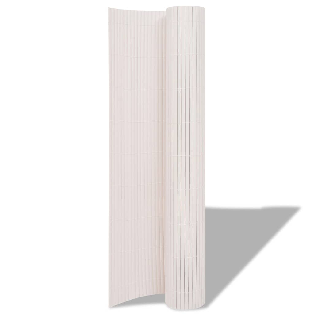 vidaXL Φράχτης Κήπου Λευκό 150 x 300 cm PVC