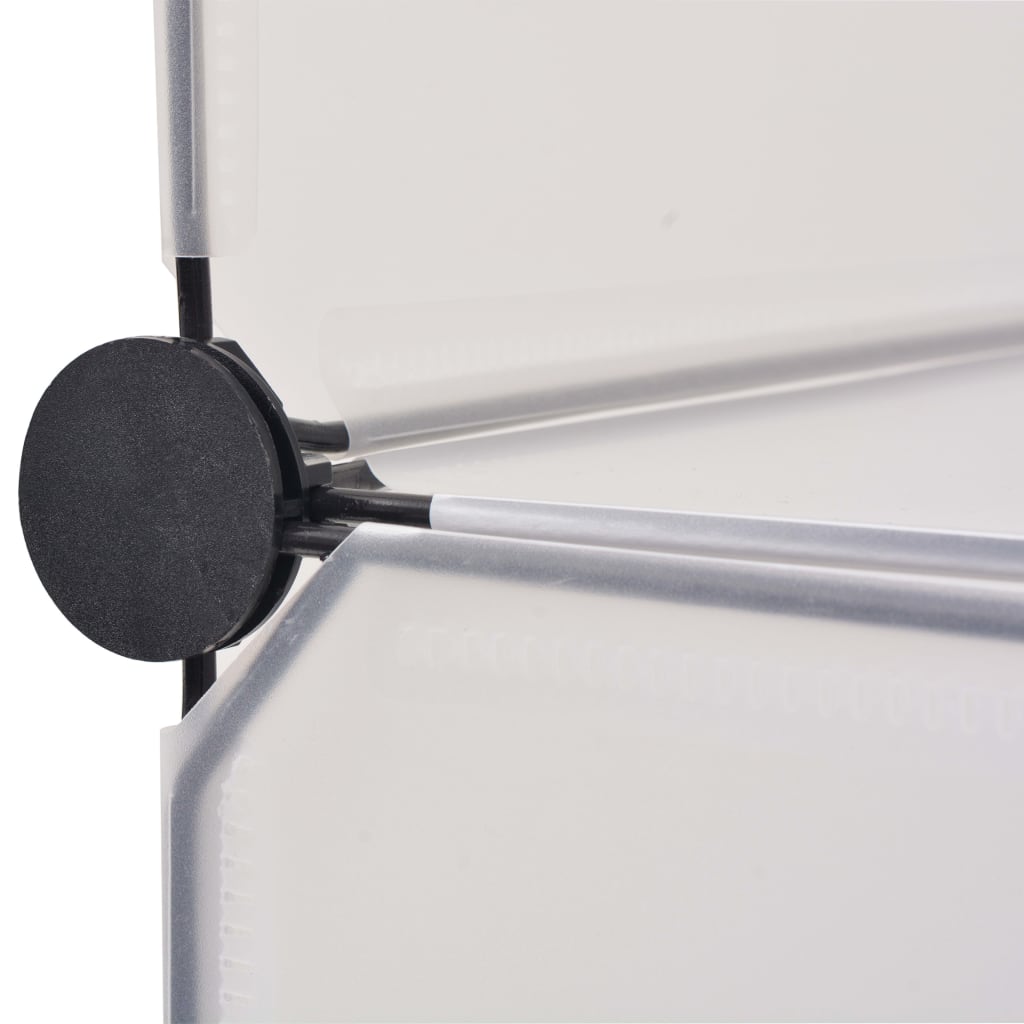 vidaXL Παπουτσοθήκη Αλληλοσυνδεόμενη 12 Τμημάτων Λευκή