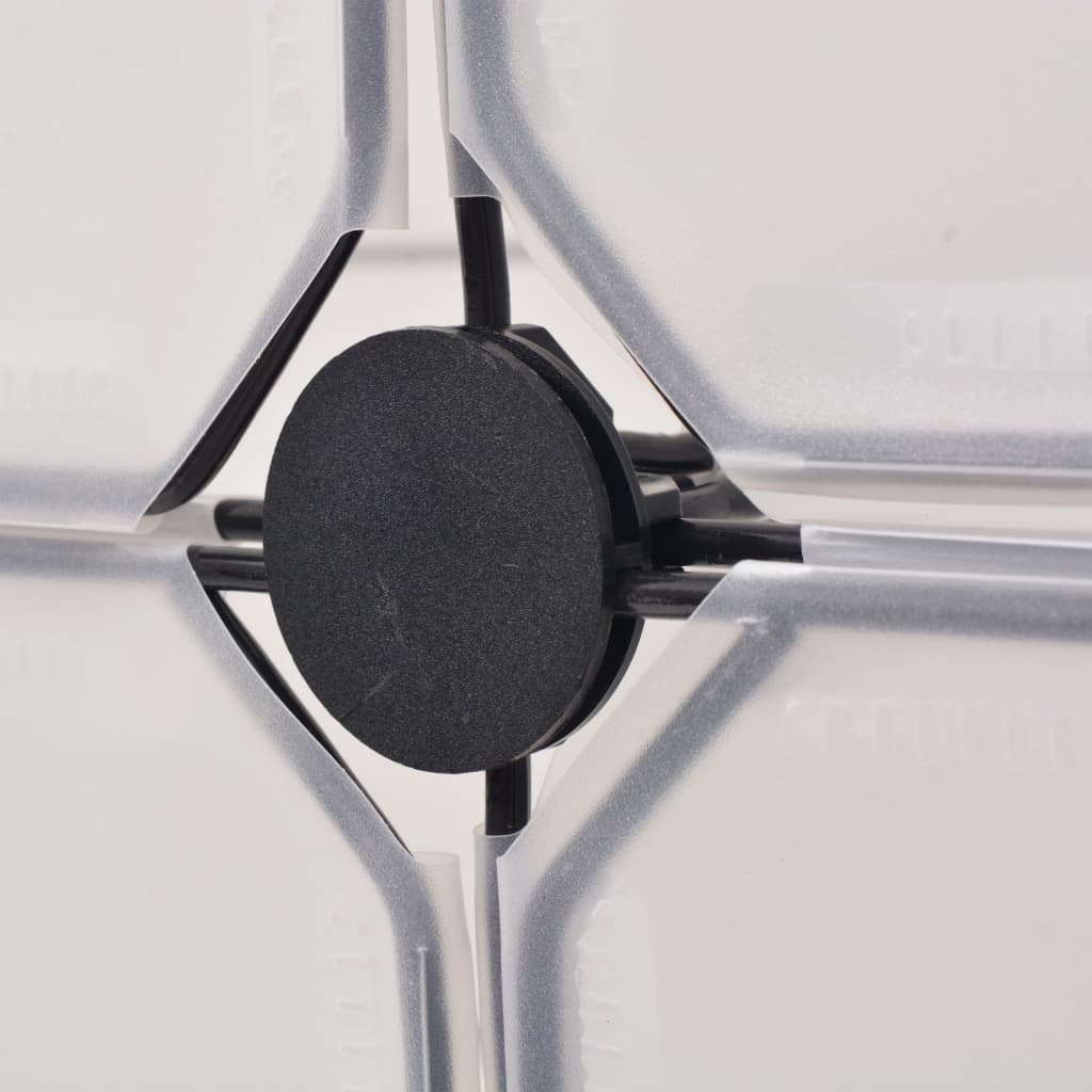 vidaXL Παπουτσοθήκη Αλληλοσυνδεόμενη 12 Τμημάτων Λευκή