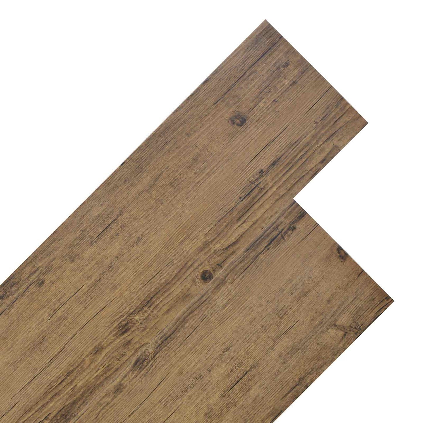 vidaXL Πλάκες Δαπέδου 18 pcs Καρυδιά Καφέ 5,26 τ.μ. PVC