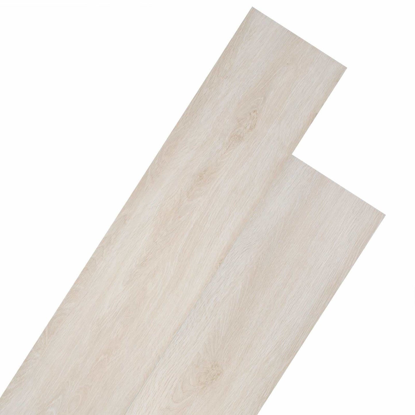 vidaXL Πλάκες Δαπέδου 18 pcs Λευκός 5,26 τ.μ. PVC
