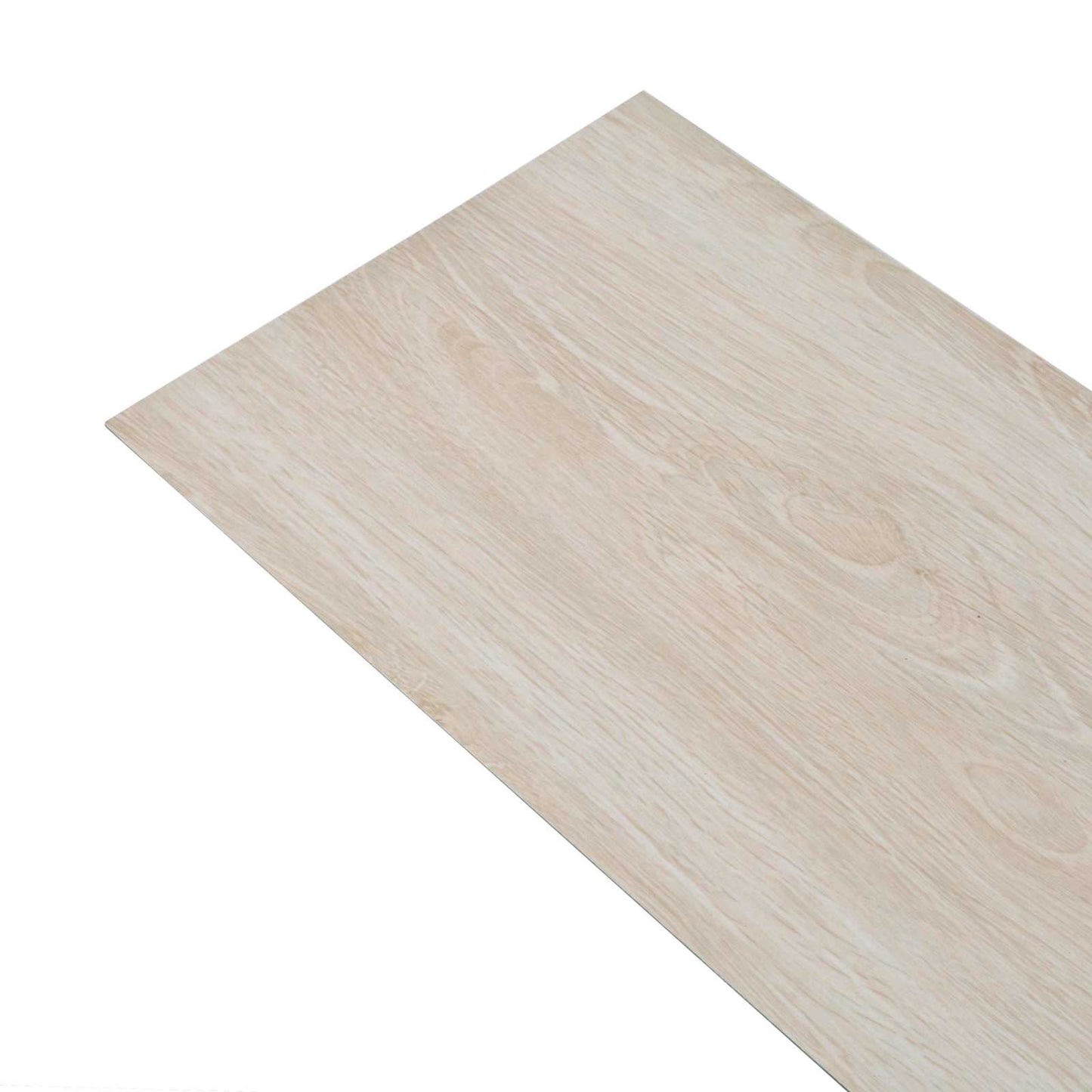 vidaXL Πλάκες Δαπέδου 18 pcs Λευκός 5,26 τ.μ. PVC