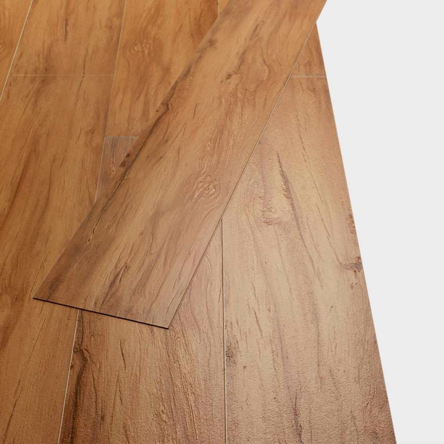 vidaXL Πλάκες Δαπέδου 18 pcs Καφέ 5,26 τ.μ. PVC