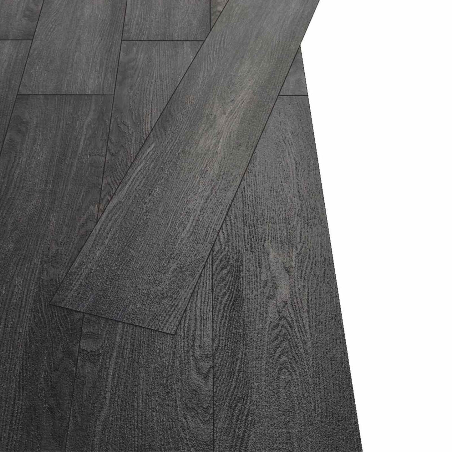 vidaXL Πλάκες Δαπέδου 18 pcs Μαύρο και Λευκό 5,26 τ.μ. PVC