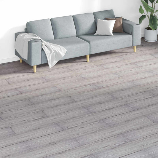 vidaXL Πλάκες Δαπέδου 18 pcs Σκούρο Γκρι 5,26 τ.μ. PVC