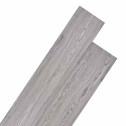 vidaXL Πλάκες Δαπέδου 18 pcs Σκούρο Γκρι 5,26 τ.μ. PVC