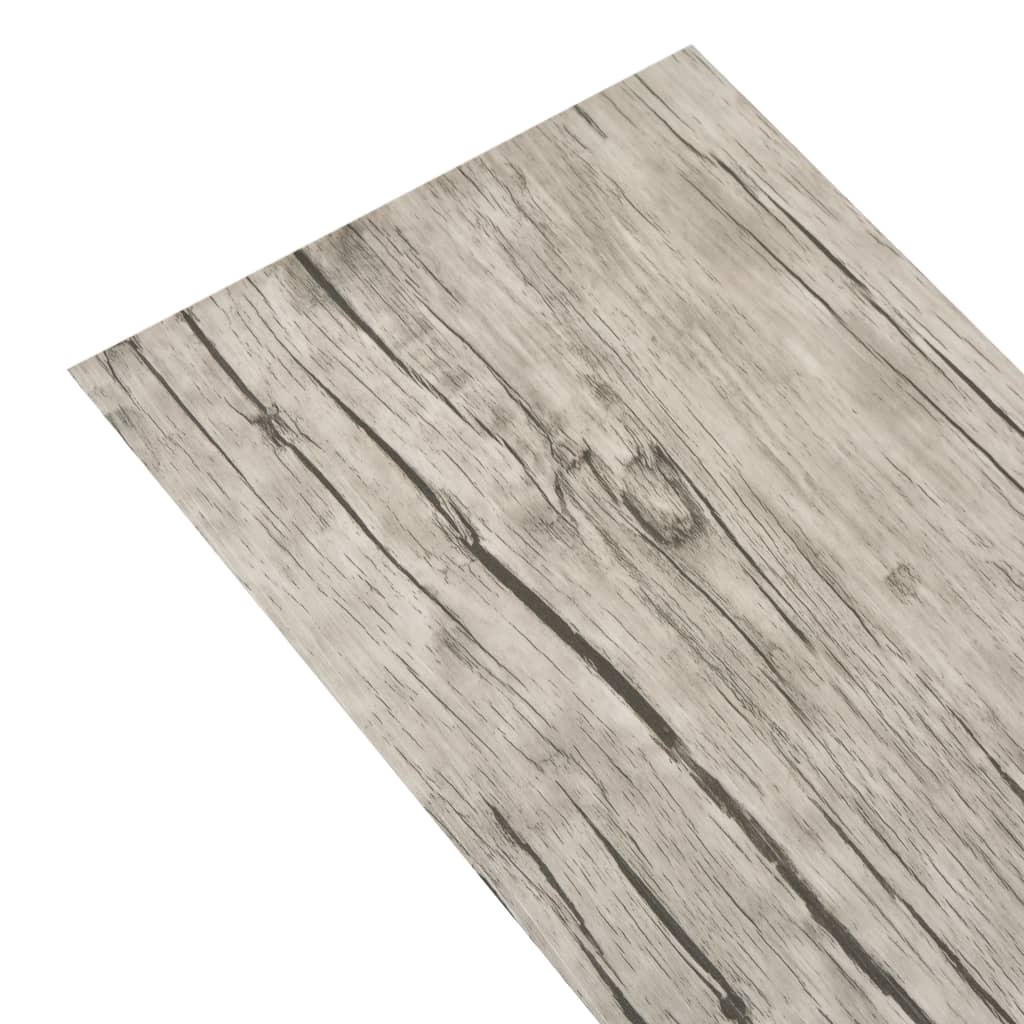 vidaXL Δάπεδο Αυτοκόλλητο Washed Oak 5,02 μ² / 2 χιλ. από PVC