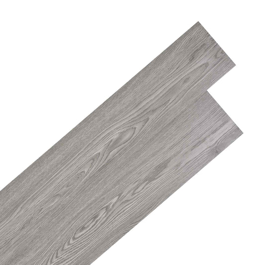 vidaXL Πλάκες Δαπέδου 36 pcs Σκούρο Γκρι 5,02 m² PVC