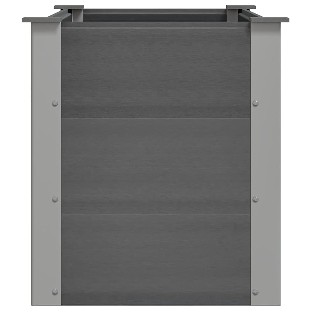 vidaXL Ζαρντινιέρα Υπερυψωμένη Γκρι 100 x 50 x 54 εκ. από WPC