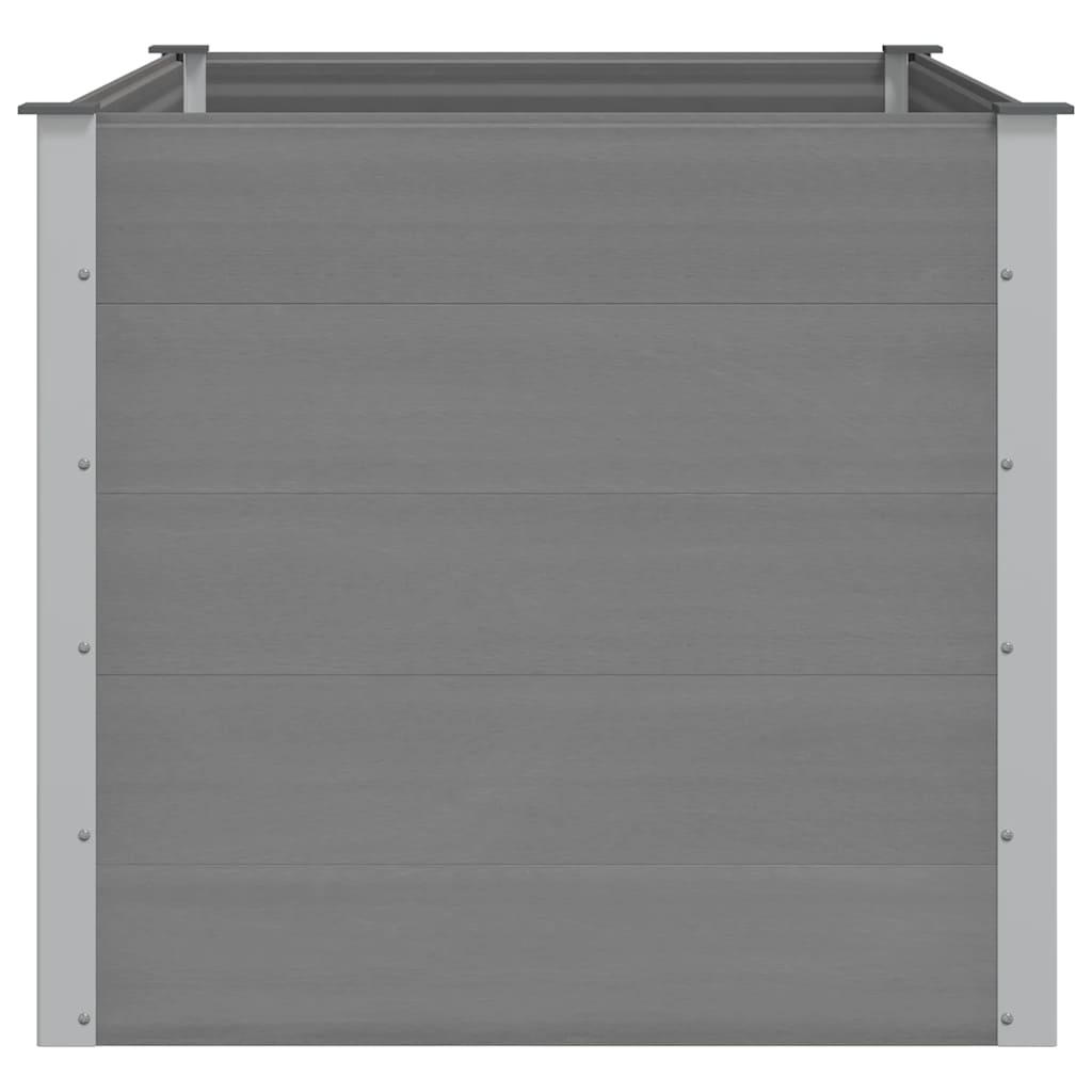vidaXL Ζαρντινιέρα Υπερυψωμένη Γκρι 150 x 100 x 91 εκ. από WPC