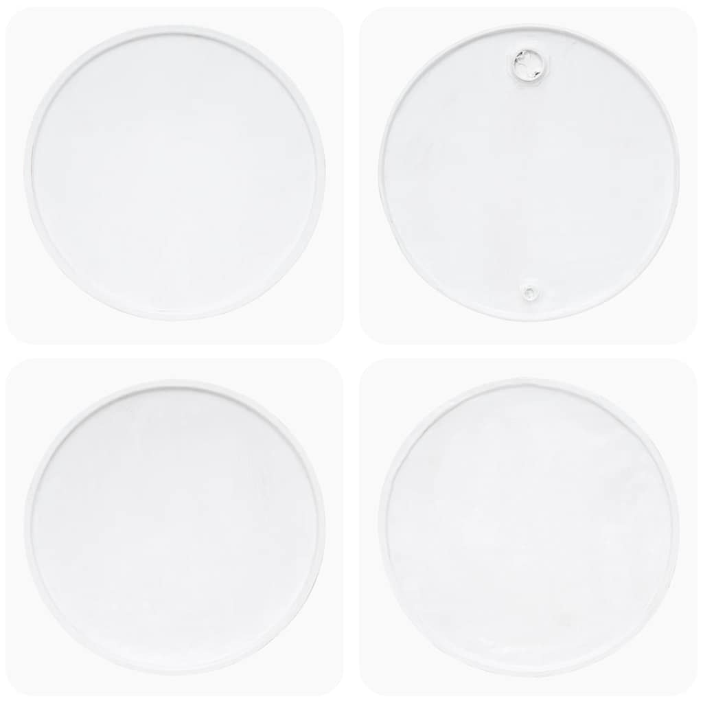 vidaXL Τραπεζάκι Σαλονιού Λευκό 60 x 45 εκ. Μασίφ Ανακυκλωμένο Ξύλο