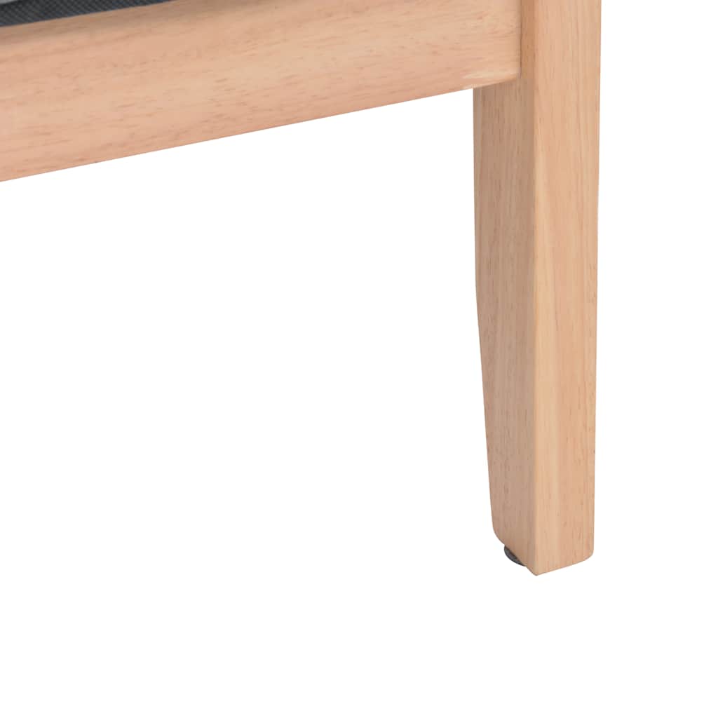 vidaXL Καναπές Τριθέσιος Ανοιχτό Γκρι Υφασμάτινος