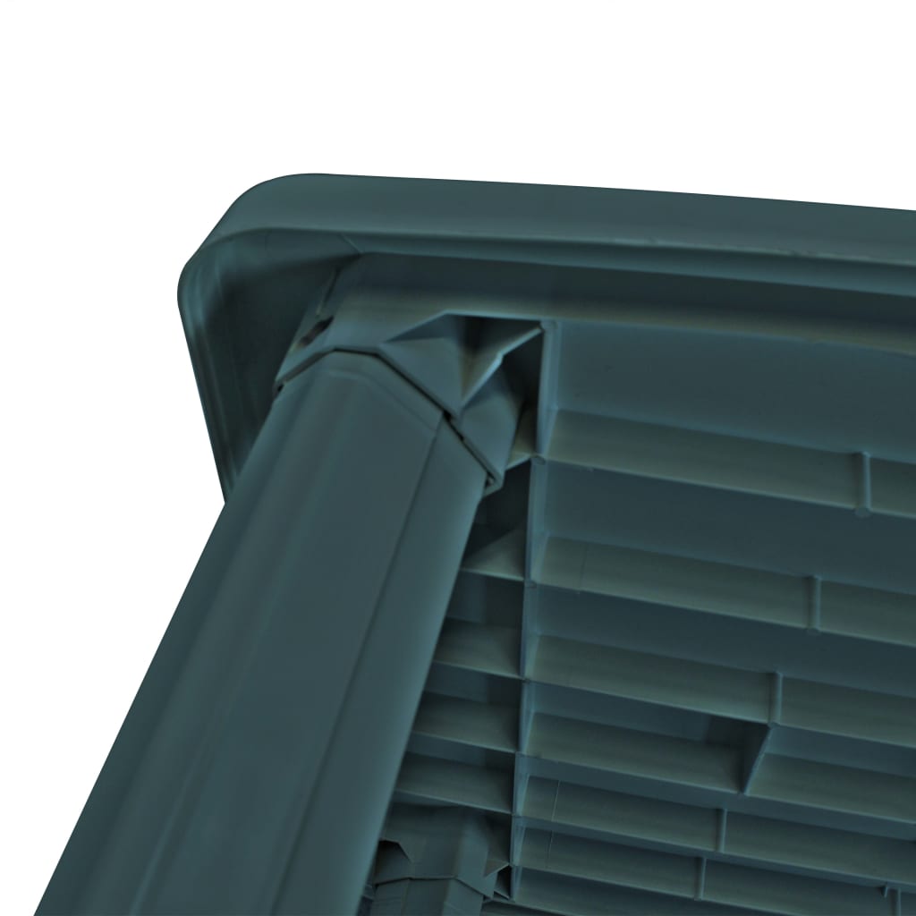 vidaXL Τραπέζι Κήπου Πράσινο 101 x 68 x 72 εκ. Πλαστικό