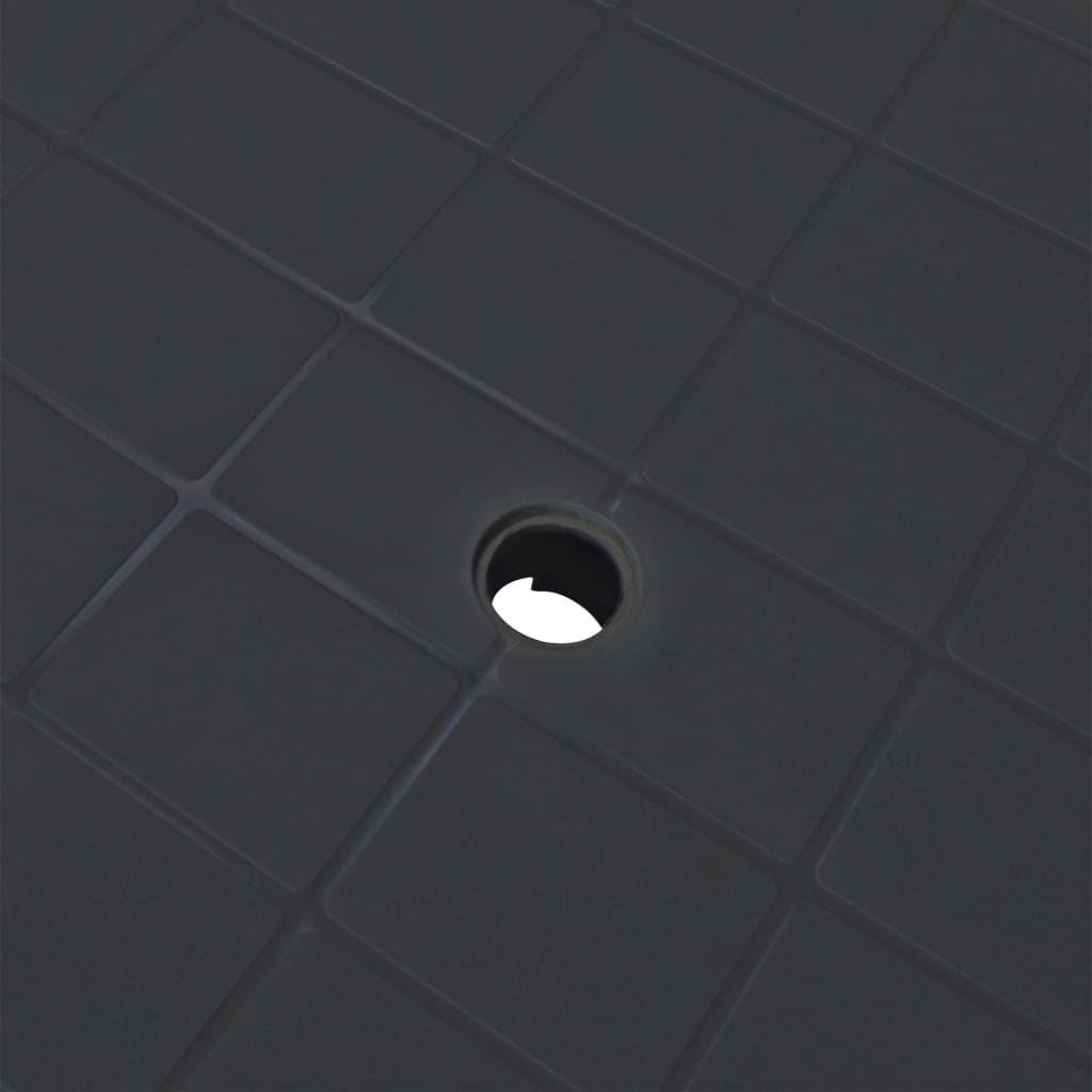 vidaXL Τραπέζι Κήπου Ανθρακί 101 x 68 x 72 εκ. Πλαστικό