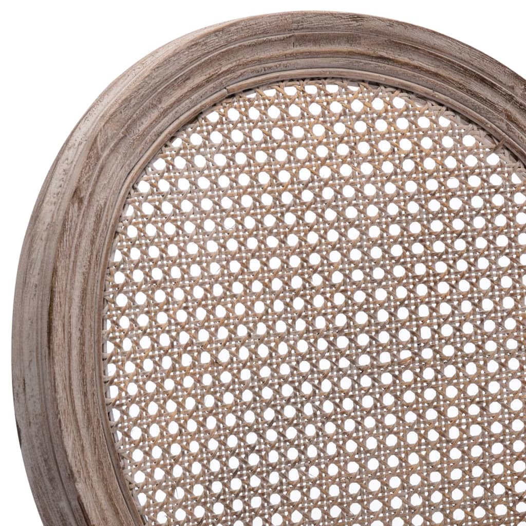 vidaXL Σκαμπό Μπαρ 2 τεμ. Λευκά από Λινό Ύφασμα