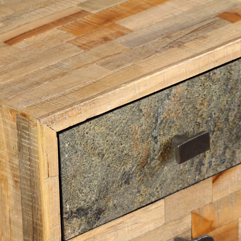 vidaXL Σεκρετέρ 110 x 50 x 76 εκ. από Μασίφ Ανακυκλωμένο Ξύλο Teak