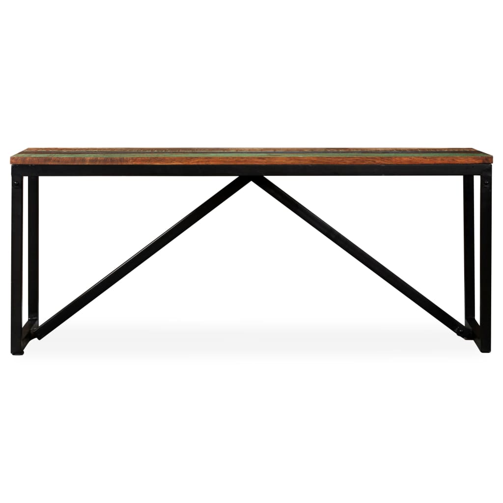 vidaXL Πάγκος 110 x 35 x 45 εκ. από Μασίφ Ανακυκλωμένο Ξύλο