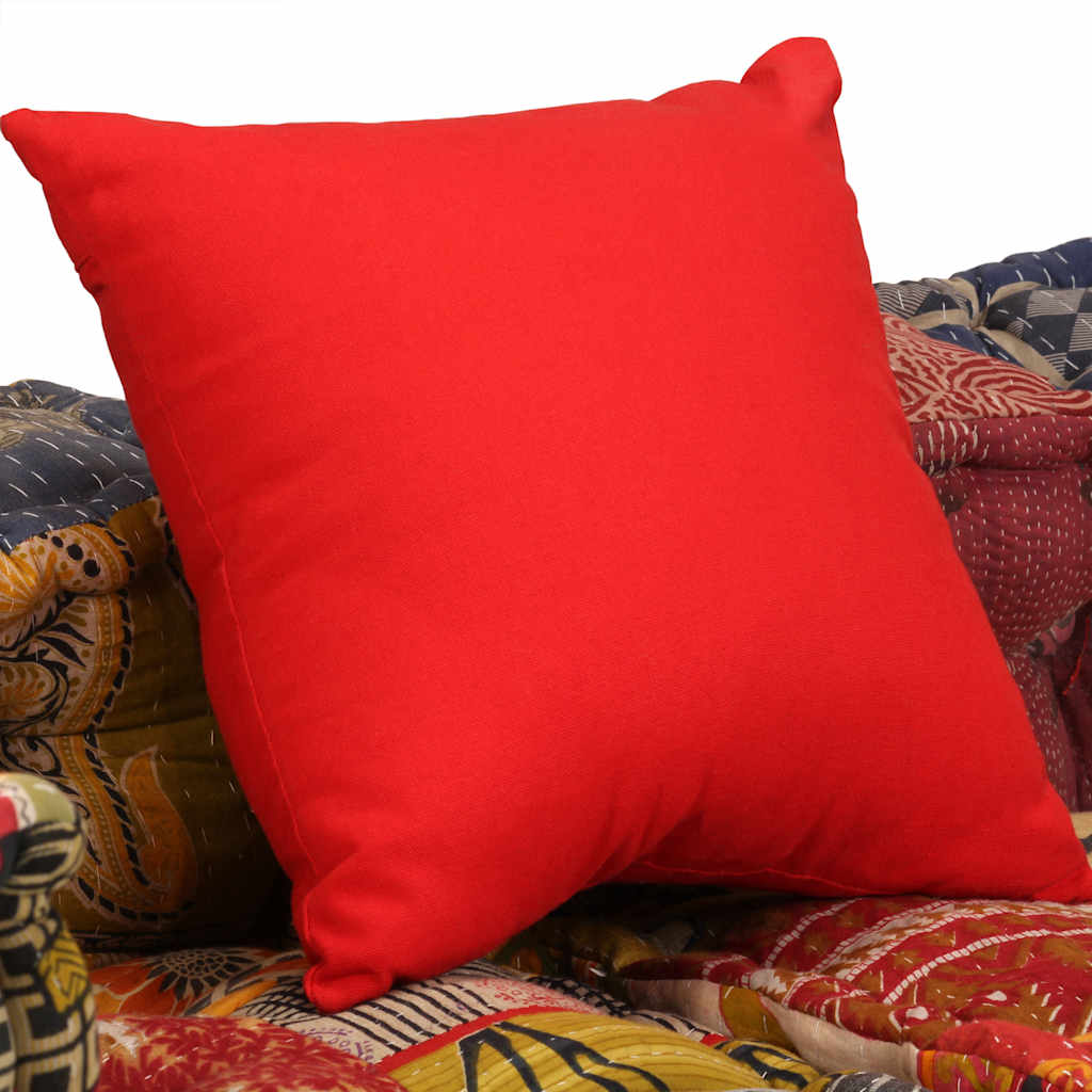 vidaXL Κάθισμα - Πουφ Διθέσιο Αρθρωτό Patchwork Υφασμάτινο