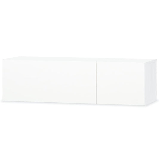 vidaXL Έπιπλο Τηλεόρασης Γυαλιστερό Λευκό 120x40x34 εκ. Επεξ. Ξύλο