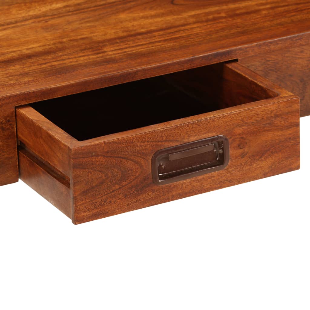 vidaXL Γραφείο 110x50x76 εκ. Μασίφ Ξύλο Ακακίας/Μελί Φινίρισμα