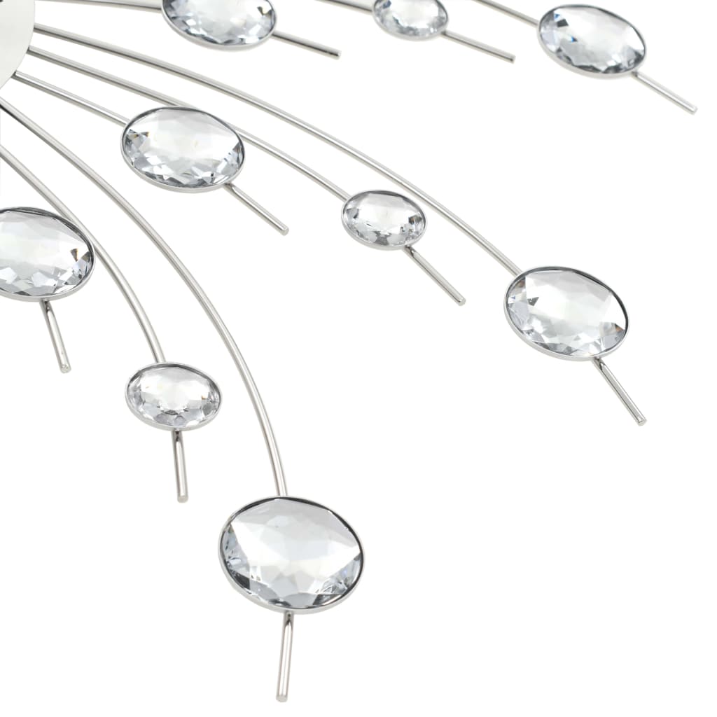 vidaXL Ρολόι Τοίχου Μοντέρνο 50 εκ. με Μηχανισμό Quartz