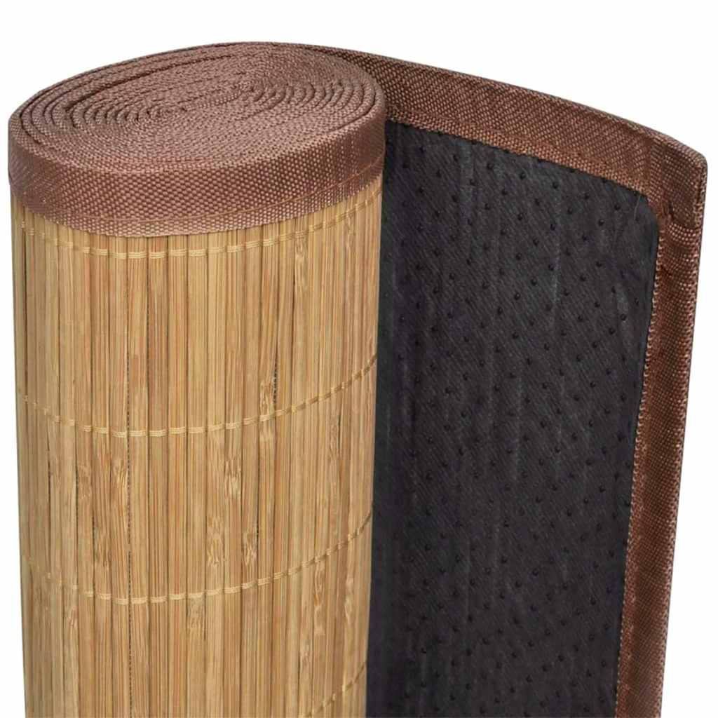 vidaXL Χαλί Καφέ 160 x 230 εκ. από Μπαμπού
