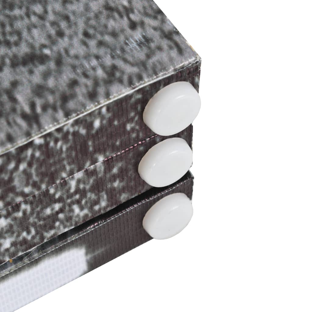 vidaXL Διαχωριστικό Δωματίου Πτυσσόμενο Λονδίνο Ασπρόμαυρο 160x170 εκ.