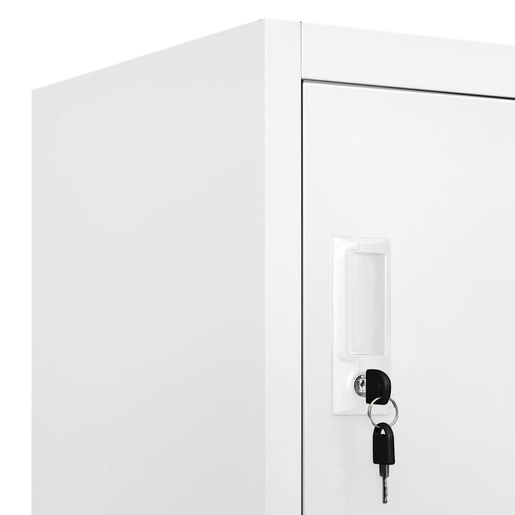 vidaXL Φοριαμός 90 x 40 x 180 εκ. Μεταλλικός με 18 Τμήματα